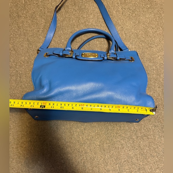 Michael Kors Hamilton Large EW Leather Tote Heritage Blue 35F0GHMT3L - Picture 3 of 16